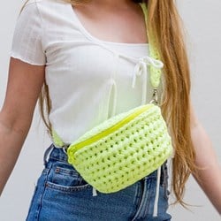 Crochet Pattern RibbonXL Neon Bum Bag Indio