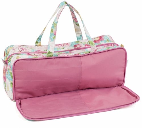 Knitting Bag with Knitting Needle Holder Rose Blossom-2