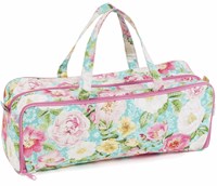 Knitting Bag with Knitting Needle Holder Rose Blossom
