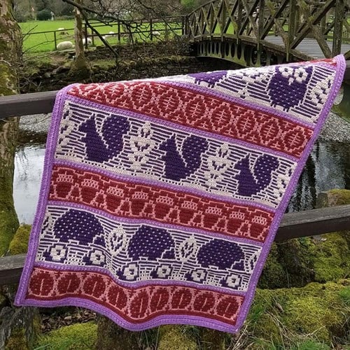 Flora's Fauna CAL Highland Heathers DK Yarn Kit Glen Small