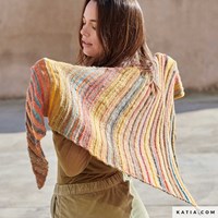 Katia Hiro Point scarf Knitting pattern-3