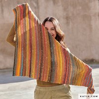 Katia Hiro Point scarf Knitting pattern-2