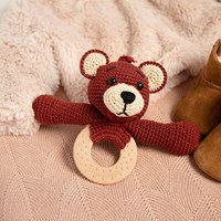 Bear Rattle – Go Handmade Sensory Kit Yarn and Crochet Kit