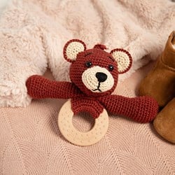 Bear Rattle – Go Handmade Sensory Kit Crochet Kit