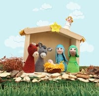 Wooden Nativity Stable-2