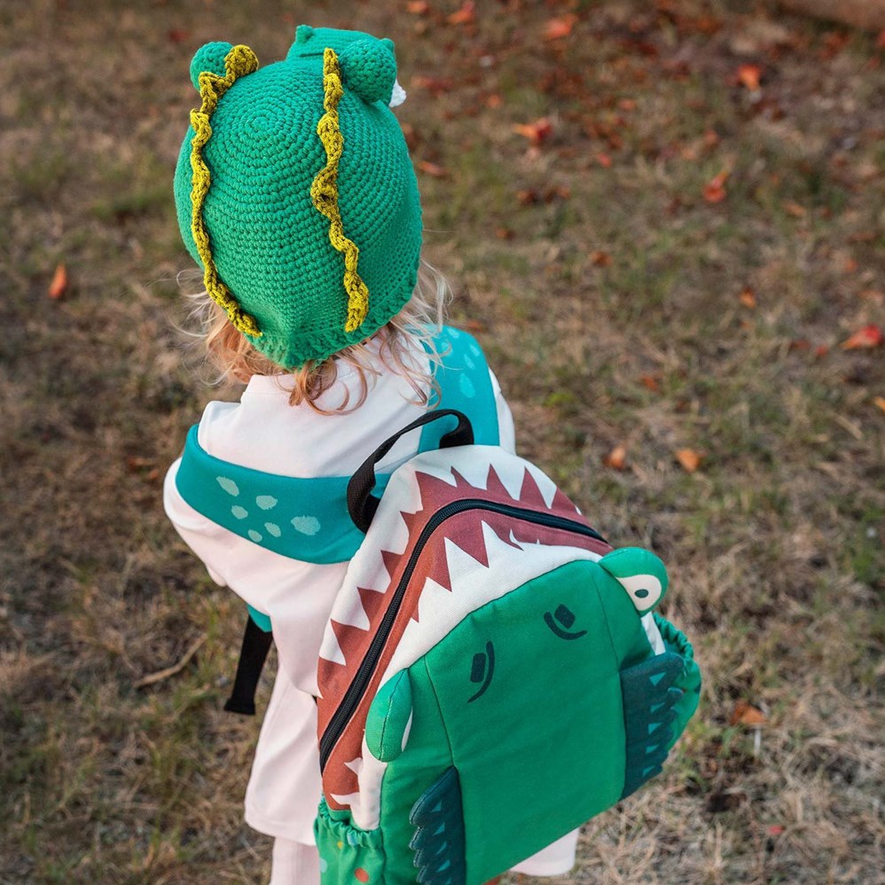 Crochet Dinosaur Backpack, Crochet Backpack Pattern, Crochet Kids