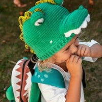 Crochet pattern Dino Hat