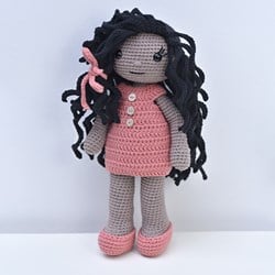 Crochet Pattern Doll Jennifer