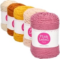 Organic Cotton Ripple Baby Blanket Crochet Kit 3