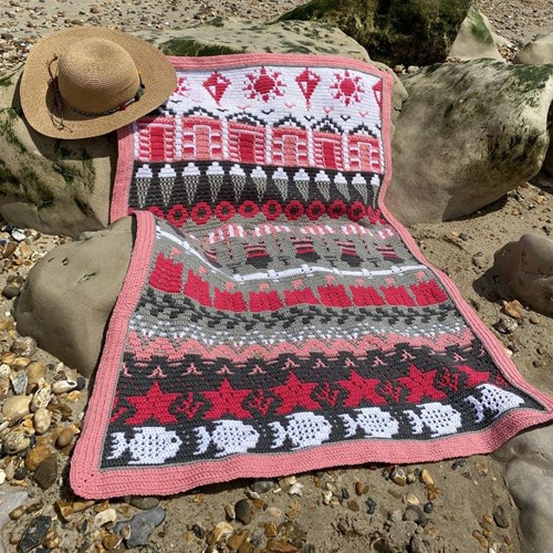 Blanket Beside the Seaside CAL by Rosina Plane yarn kit