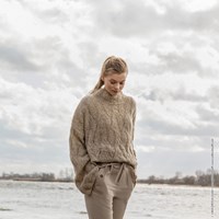 Nuvoletta Sweater Knitting Kit 2 Dark grey-2