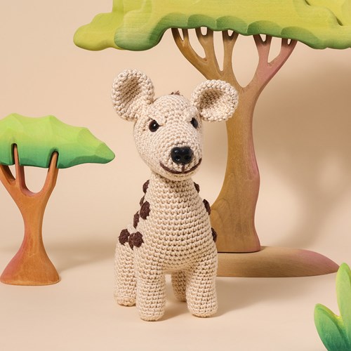 Yarnzoo - Hyena Harley Crochet Kit - With Pattern