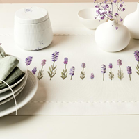 Rico Lavender Table Runner Embroidery Kit