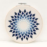 Kaleidoscope Embroidery Kit Blue