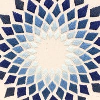 Kaleidoscope Embroidery Kit Blue-3