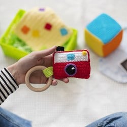 Crochet Pattern Rattle Camera