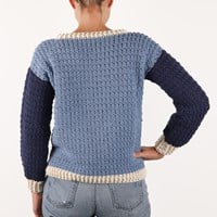 Colorblock Sweater S 061 Crochet Kit-2
