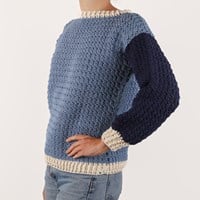 Colorblock Sweater S 061 Crochet Kit-3