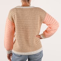 Colorblock Sweater XS 009 Crochet Kit-2