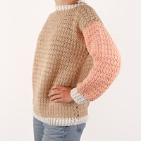 Colorblock Sweater XL 009 Crochet Kit-3