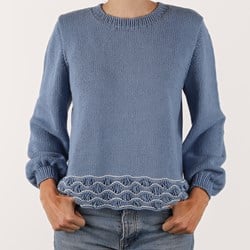 Yarn and Colors By the Sea Sweater Crochet pattern