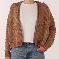 Brick Cardigan L 008 Crochet Kit
