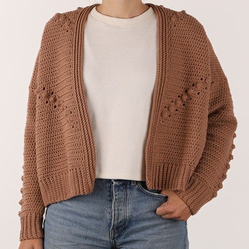 Brick Cardigan XL 008 Crochet Kit