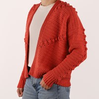 Brick Cardigan L 023 Crochet Kit-2