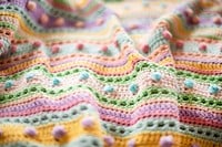 Striped Dot Baby Deken Haakpakket