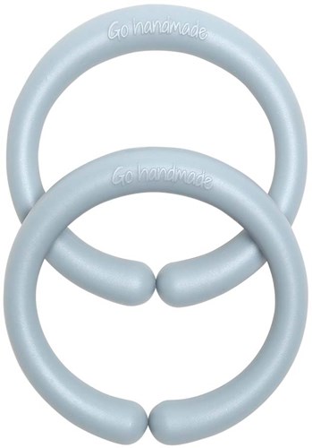 Go Handmade Link Ring Gray / Blue