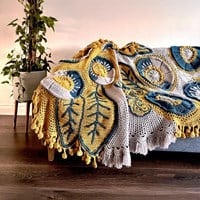 Floral Blooms Blanket - The Queen of Loops Crochet Kit-2