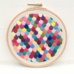 Scales Embroidery Kit