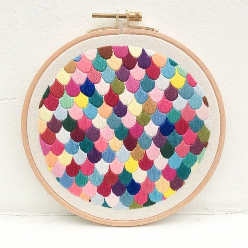 Scales Embroidery Kit