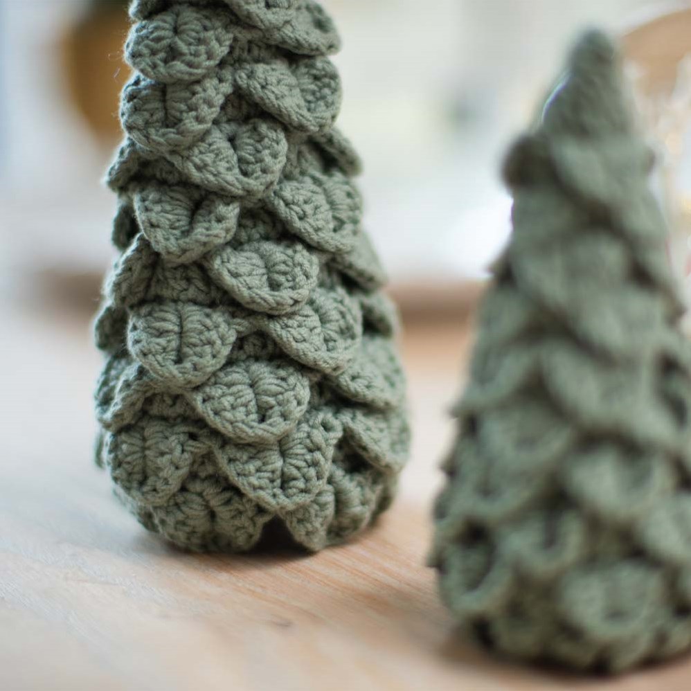 Mixed Up Christmas Trees Crochet Kit 