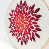 Petal Embroidery Kit 001 Red-2
