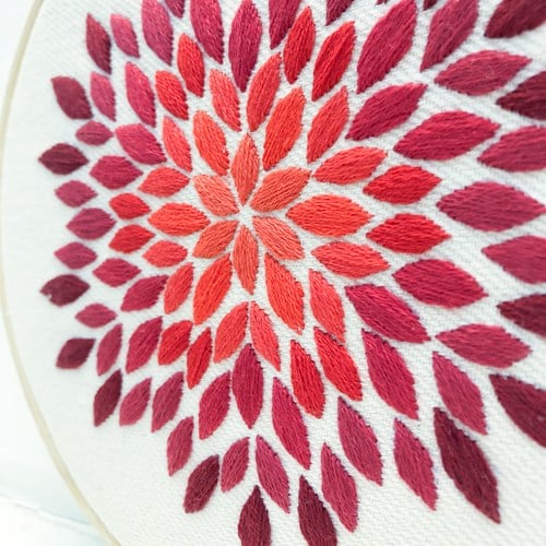 Petal Embroidery Kit 001 Red-3