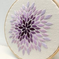 Petal Embroidery Kit 002 Purple-2