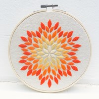 Petal Embroidery Kit 003 Yellow
