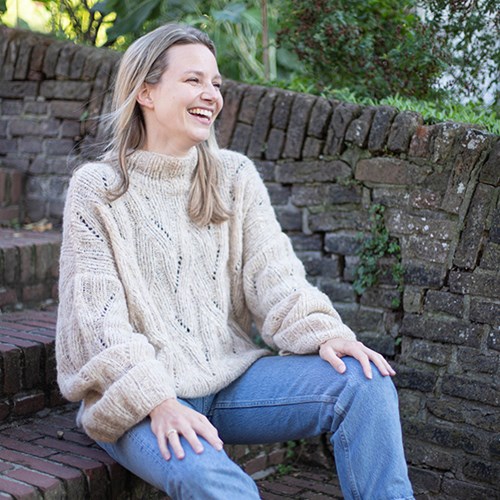 Nuvoletta Sweater Knitting Kit 2 Dark grey-3