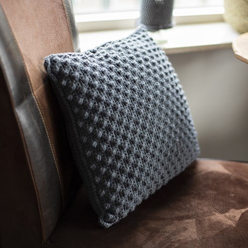 Home-Deco Bobble Cushion Crochet Kit 2 Farmhouse