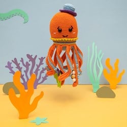 Squid Sensory Toy Crochet Kit