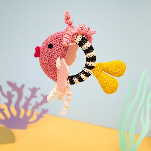 Fish Rattle Crochet Kit 1 Girl-2