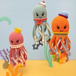 Crochet Pattern Squid Sensory Toy