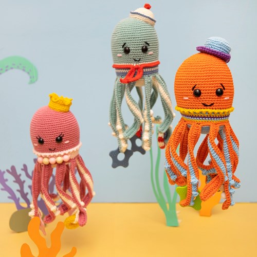 Crochet Pattern Squid Sensory Toy