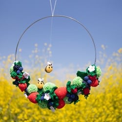 Crochet Pattern Summer Wreath