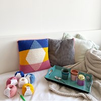 Hip to be Square Cushion Crochet Kit