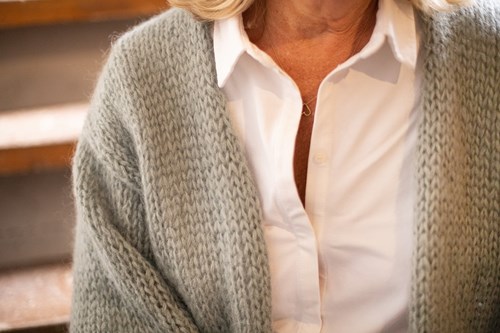 Knitting Pattern Short Cardigan Elegant-2