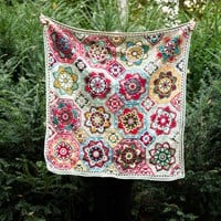 Persian Tiles Janie Crow Christmas Blanket Crochet Kit