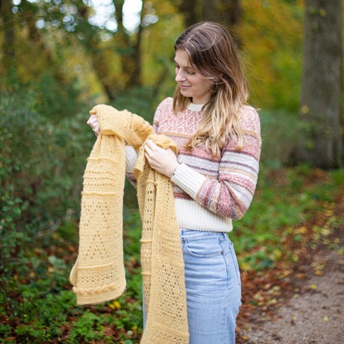 Dream Scarf 5.0 Crochet Kit 012 Rosé