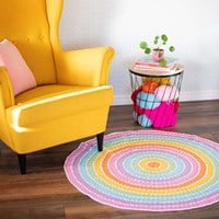 Crochet Pattern Round Rug Skye-2